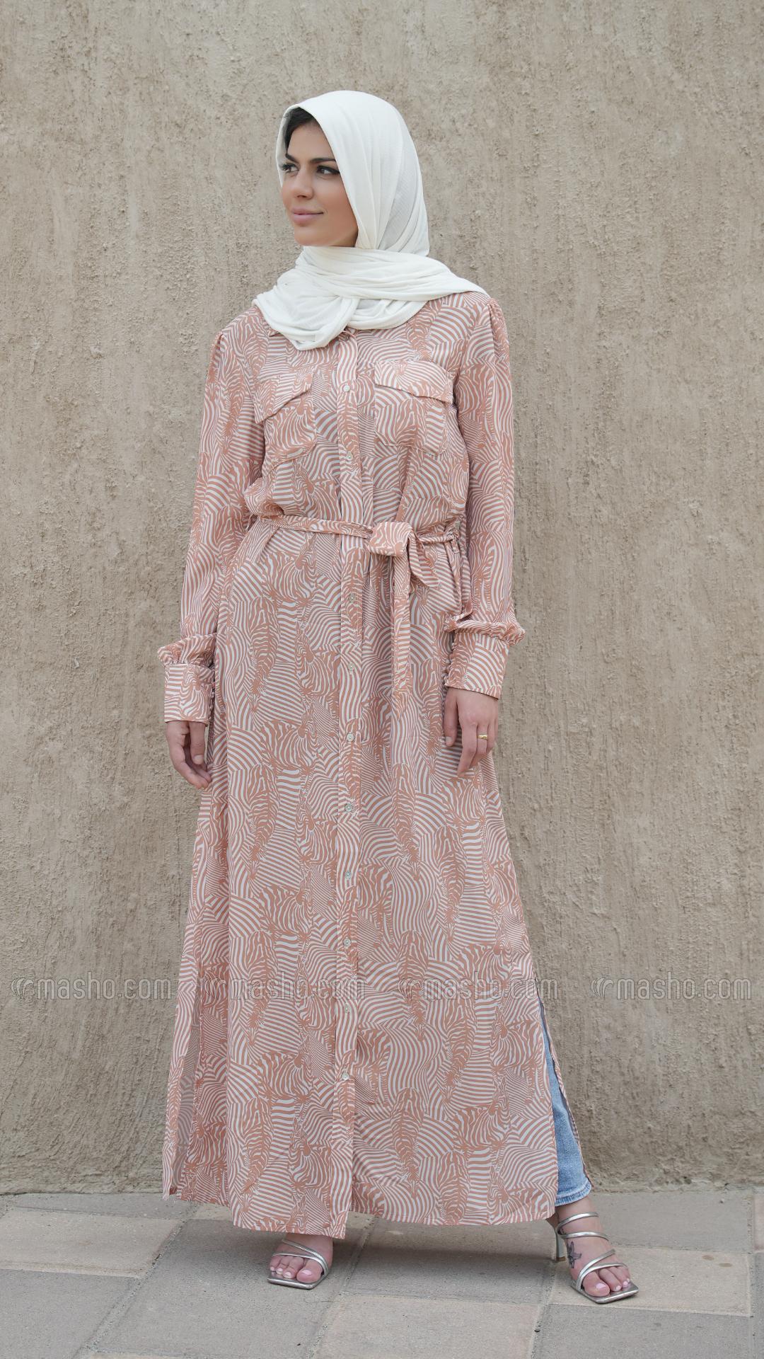 Wholesale Modest Dress with Two Side Pockets