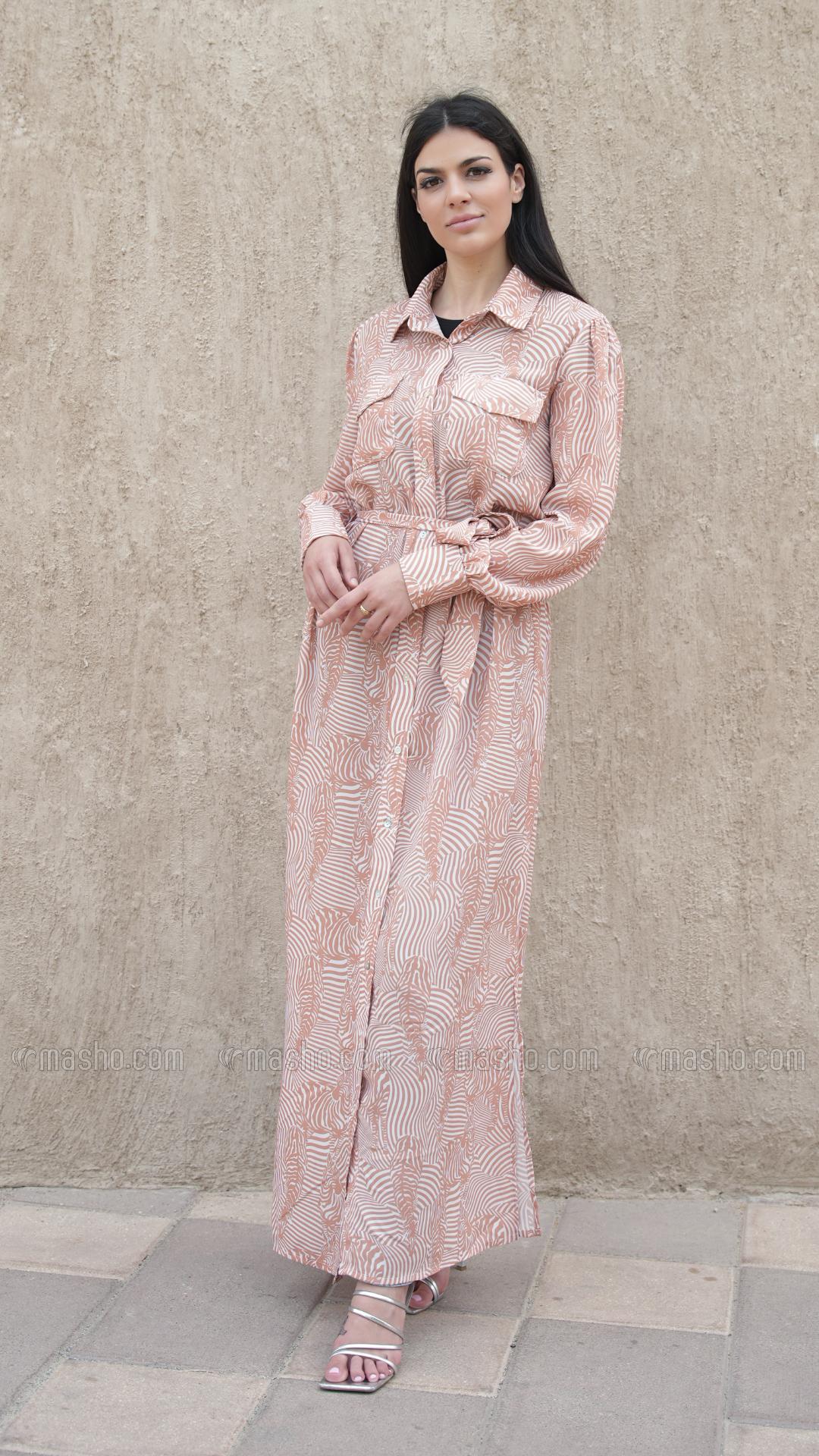 Wholesale Modest Dress with Two Side Pockets