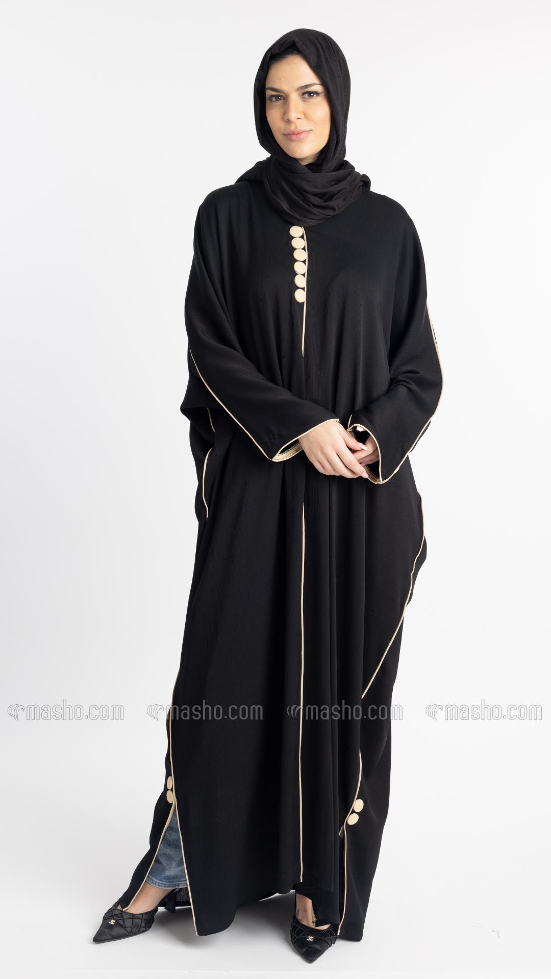 Wholesale Traditional Black Kaftan Abaya