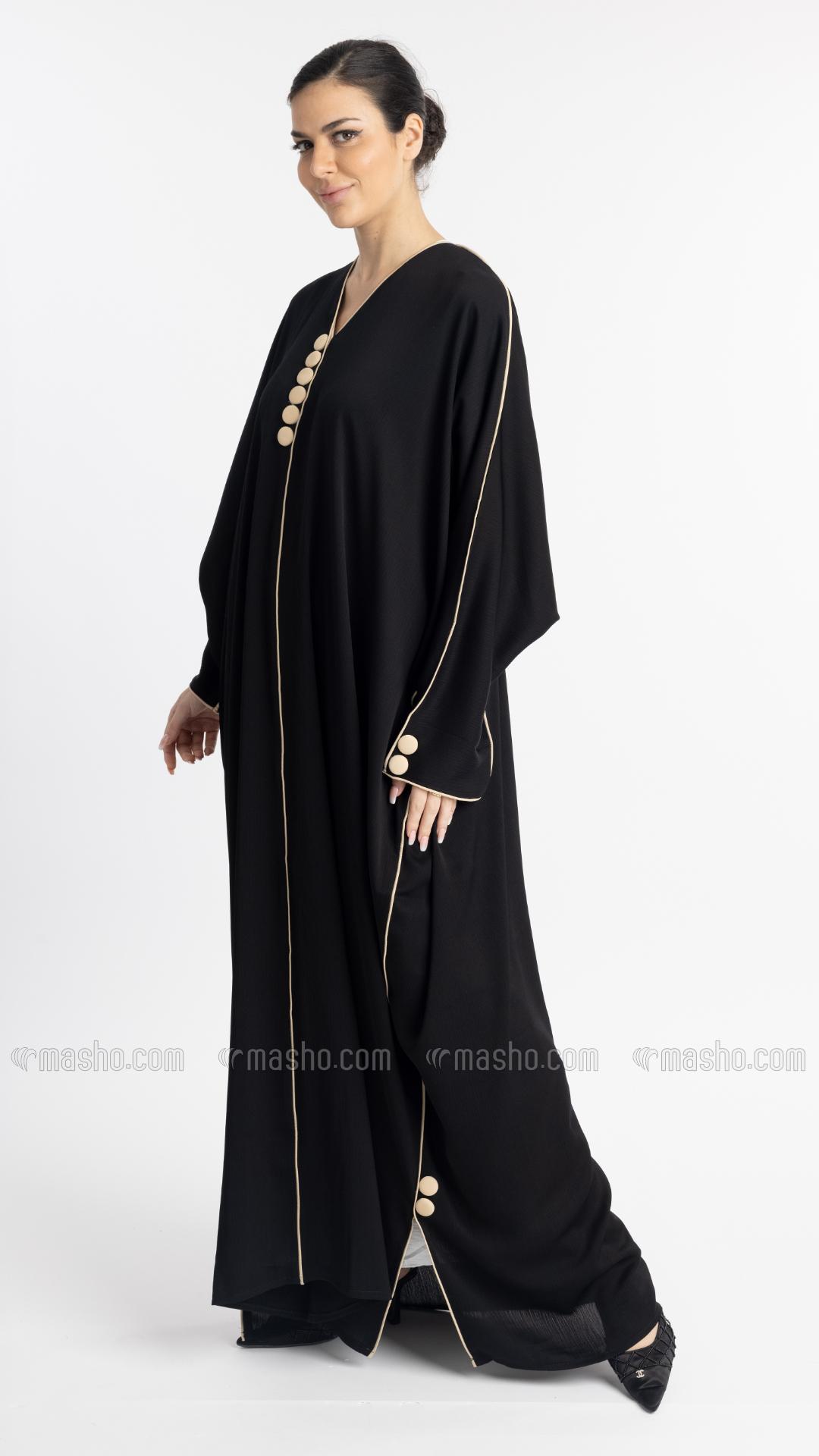 Wholesale Traditional Black Kaftan Abaya