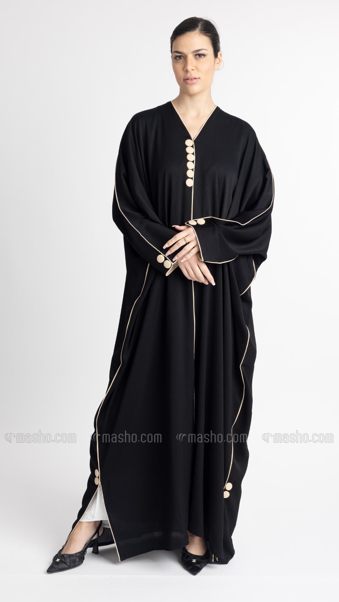 Wholesale Traditional Black Kaftan Abaya