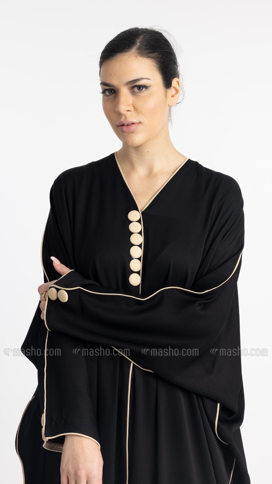 Wholesale Traditional Black Kaftan Abaya